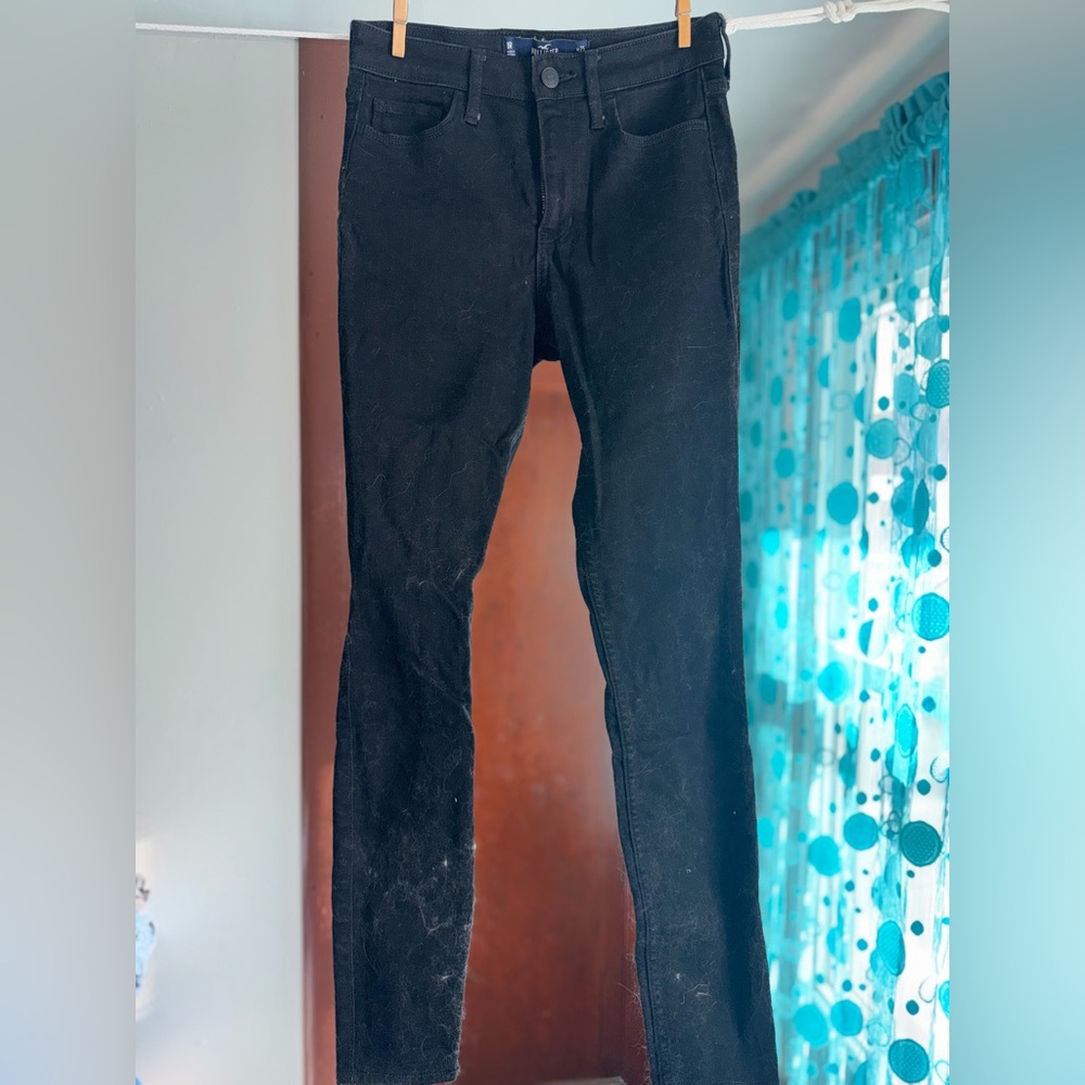Hollister Black High-Rise Super Skinny Pants